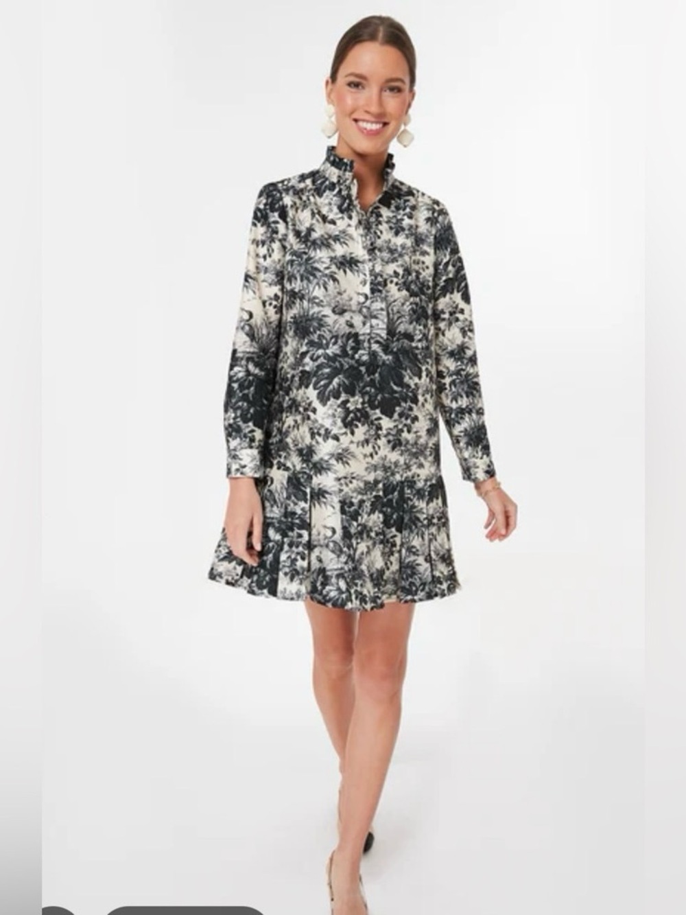 Tuckernuck Noir Cypress Toile Tate Dress